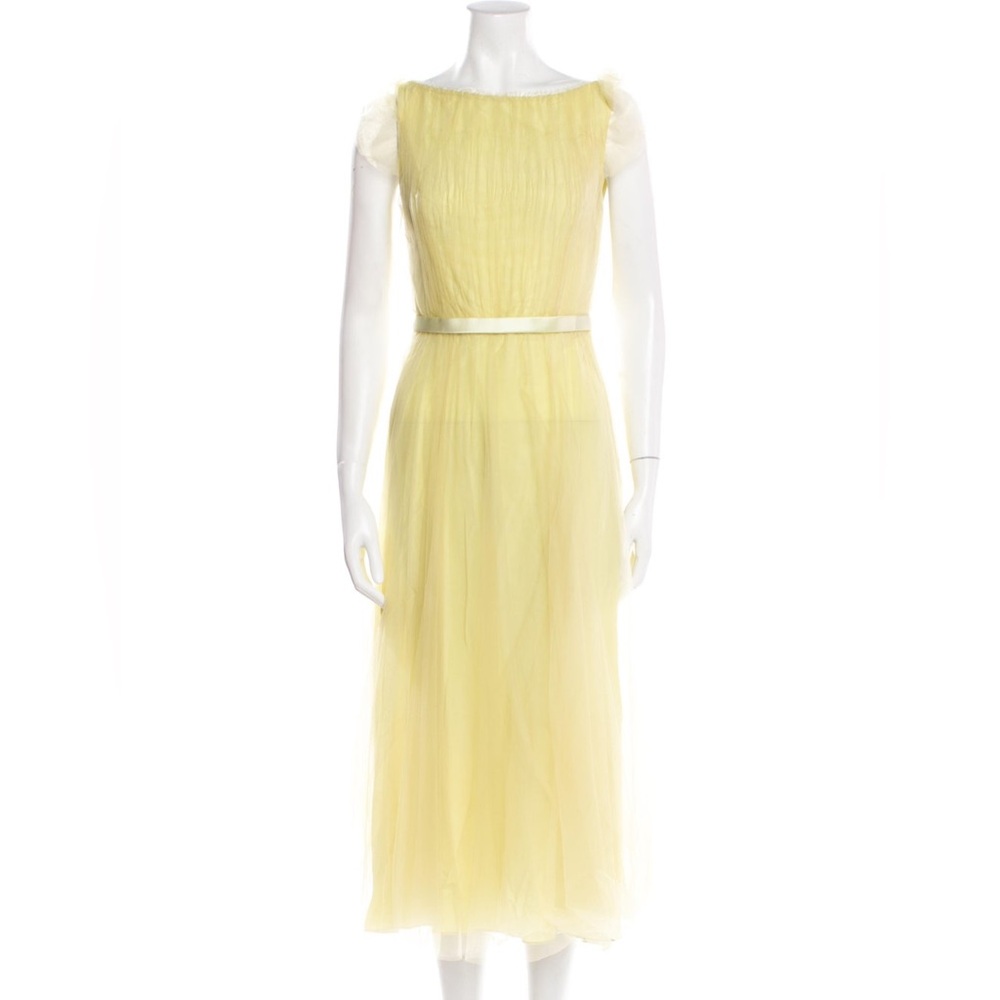 Jason Wu Collection Tulle Fit and Flare Midi Dress, Size 14
